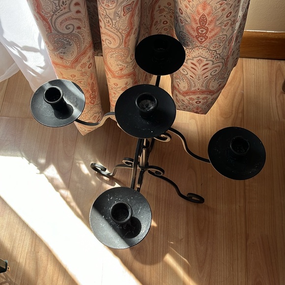 Chandelier en fonte à 5 bras - Picture 2 of 2